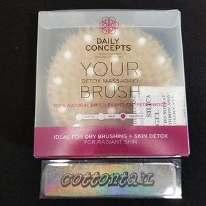 NEW Daily Concepts Your Detox Massaging Brush - Vigorous